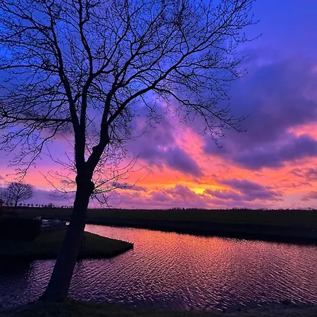 Dom wakacyjny Luxe Recreatie Woning Met Vrij Uitzicht In Kattendijke, Zeeland Kattendijke